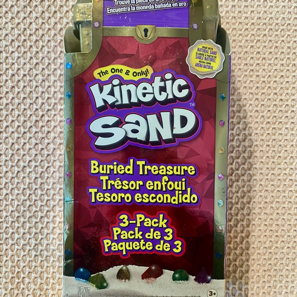 3-Pack Kinetic Sand Buried Treasure